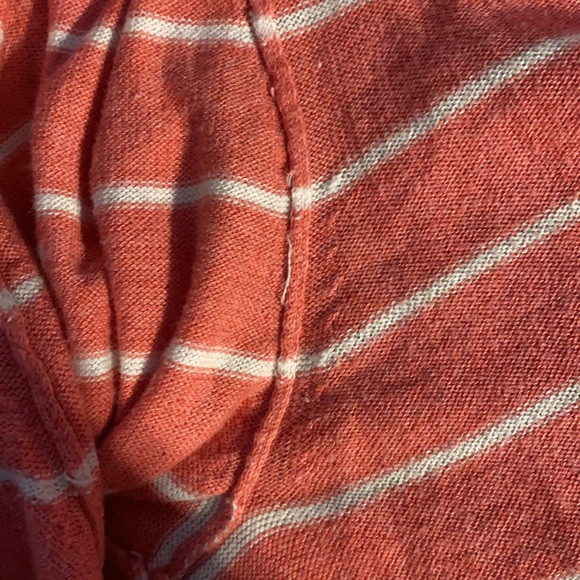 Hollister cardigan pink and white stripe button up - Picture 7 of 12